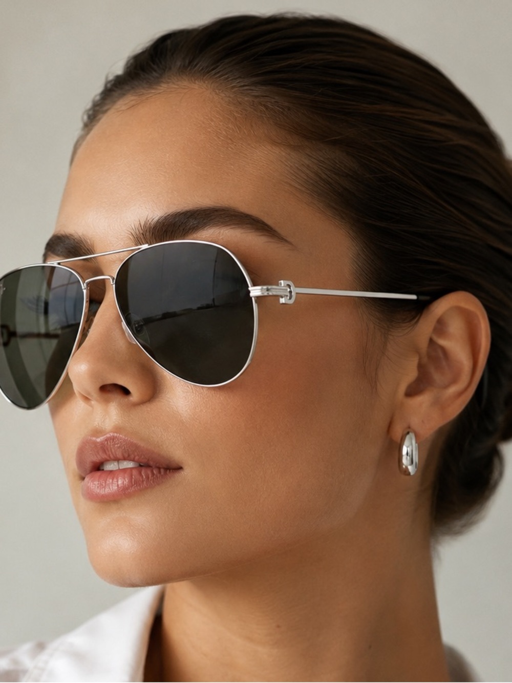 Cartier Premiere de Grey Pilot Unisex Sunglasses CT0110S | NWT